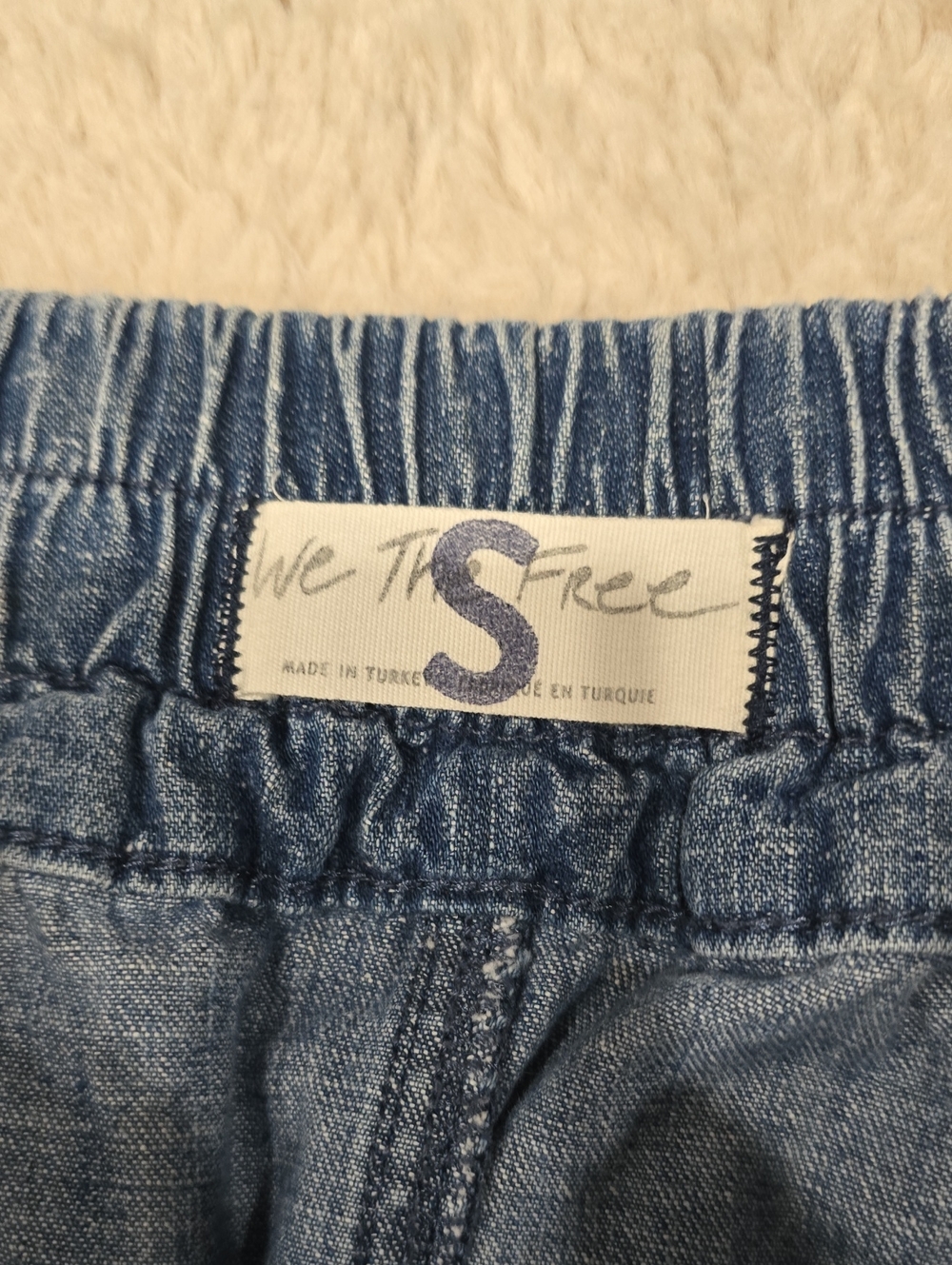 We The Free Men’s Relaxed Paint-Splatter Jeans - Blue - Picture 2 of 7